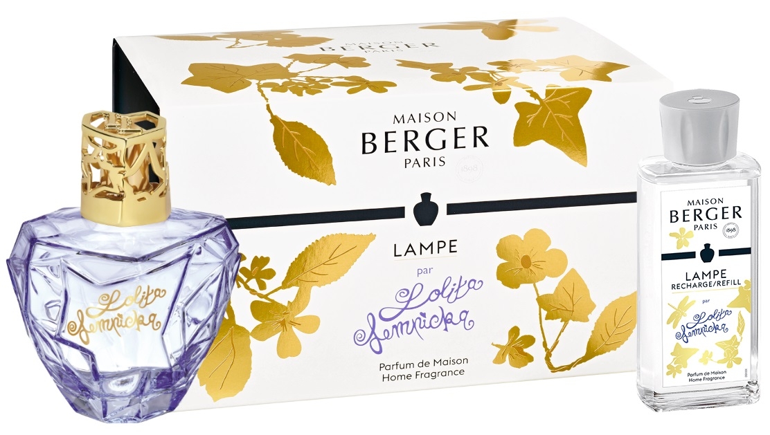 Set lampa catalitica cu parfum Berger Premium Lolita Lempicka Mauve Maison Berger