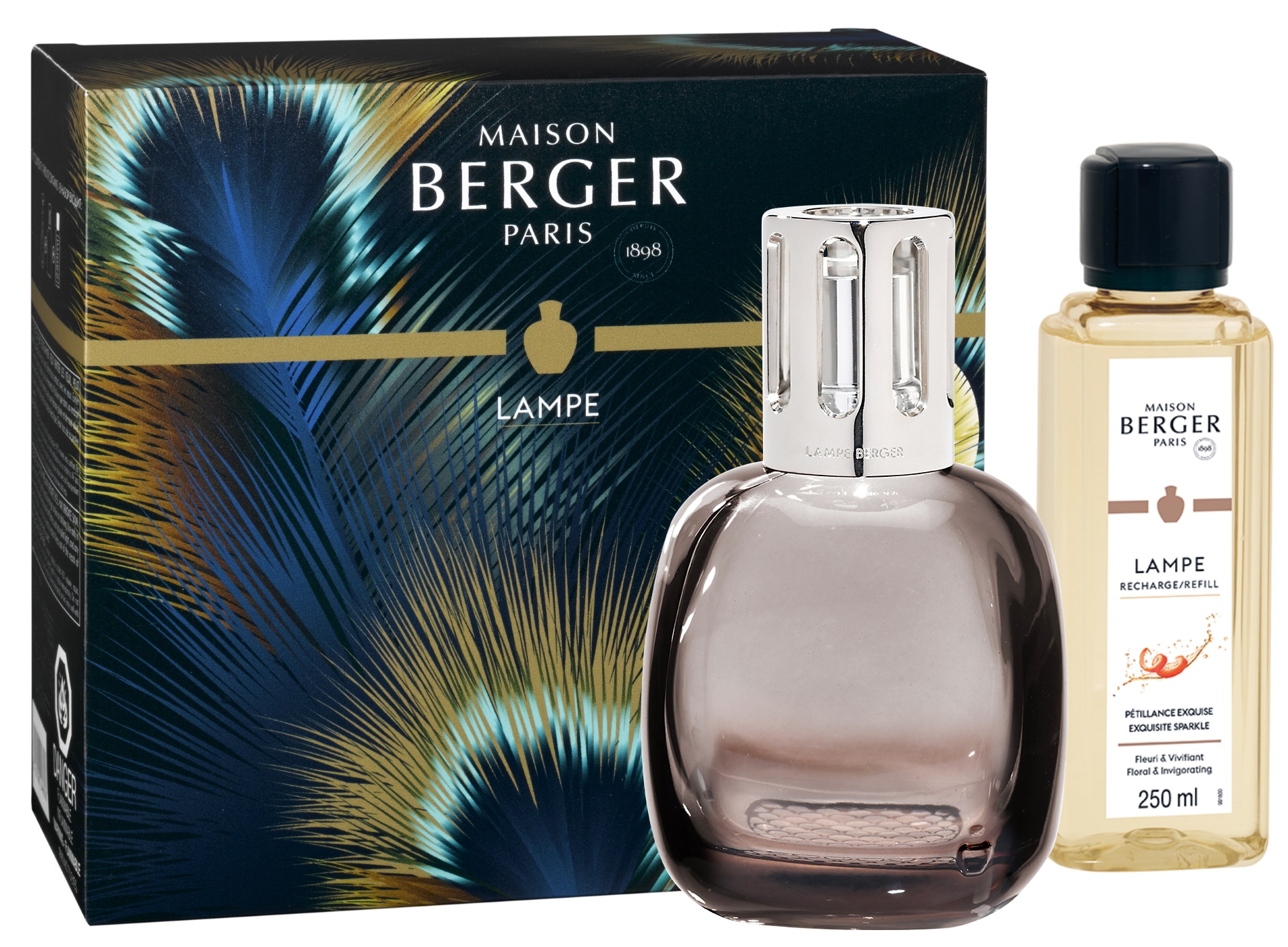 Set Berger lampa catalitica Etincelle Bois de Rose cu parfum Exquisite Sparkle imagine