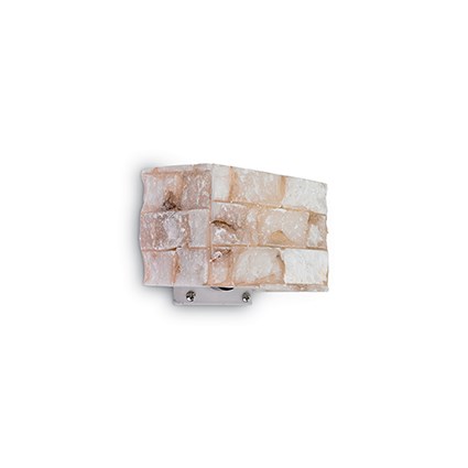 Aplica Ideal Lux Carrara AP1 1x40W G9 14x10x10cm alabastru 14x10x10cm