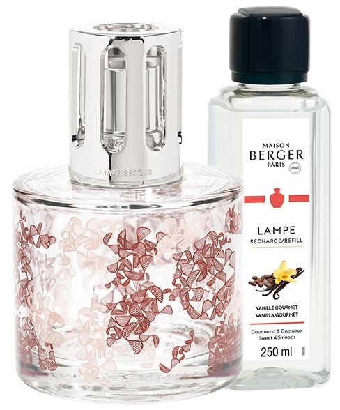 Set lampa catalitica cu parfum Berger Pure Tape cu parfum Vanilla Gourmet 250ml Maison Berger imagine noua 2022