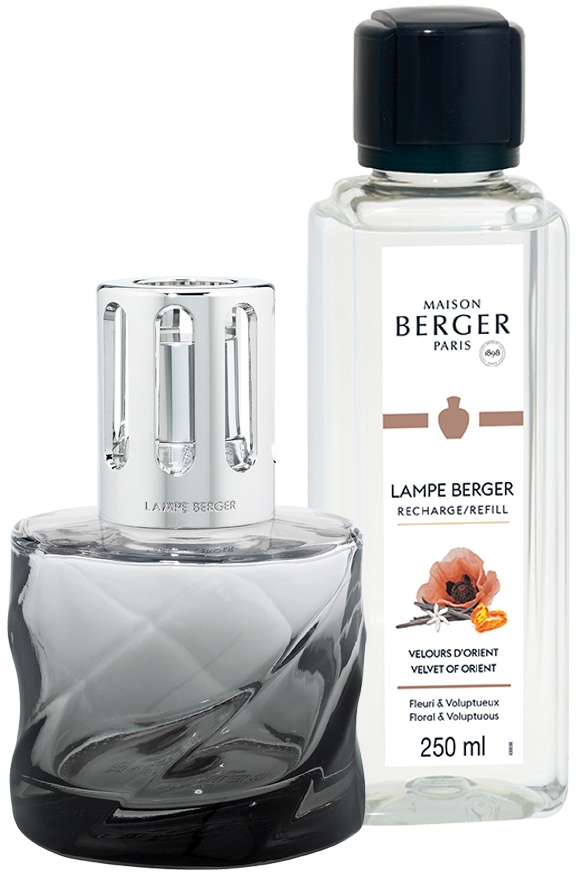 Set Berger lampa catalitica Spirale Noire cu parfum Velours d’Orient Berger Decoratiuni
