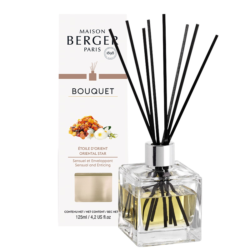 Difuzor parfum camera Berger Bouquet Parfume Cube Etoile d’Orient 125ml Maison Berger imagine 2022 by aka-home.ro