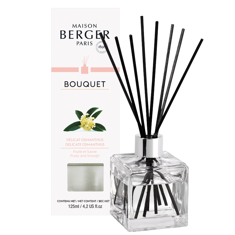 Difuzor parfum camera Berger Bouquet Parfume Cube Delicat Osmanthus 125ml Maison Berger pret redus imagine 2022