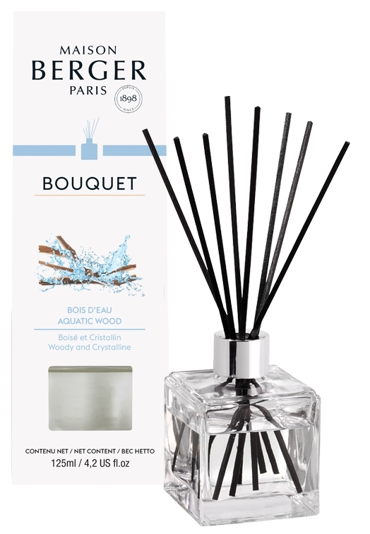 Difuzor parfum camera Berger Bouquet Parfume Cube Bois d’Eau 125ml Maison Berger pret redus imagine 2022