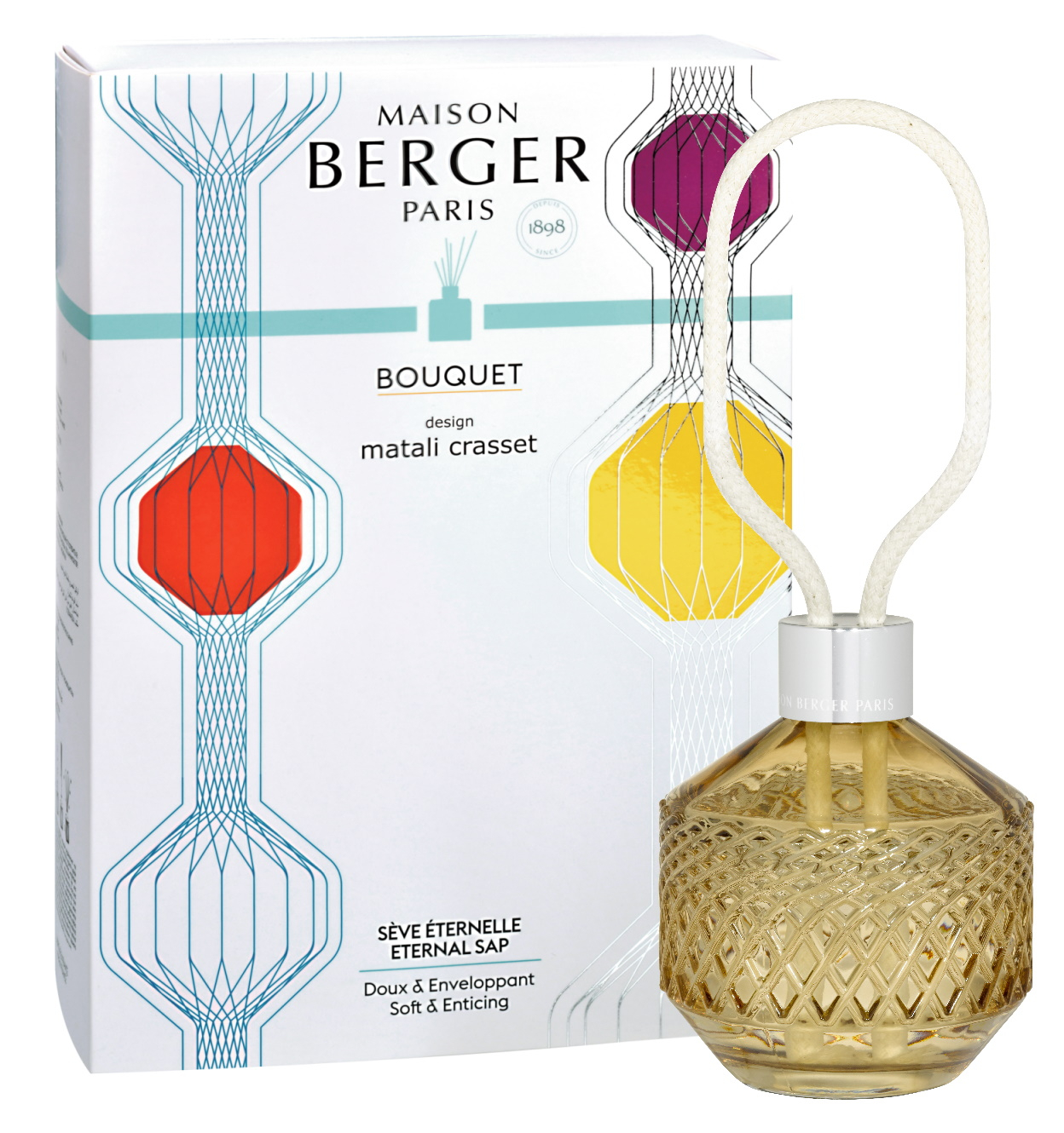 Difuzor parfum camera Berger Matali Crasset Chestnut Seve Eternelle 180ml Maison Berger imagine 2022 1-1.ro