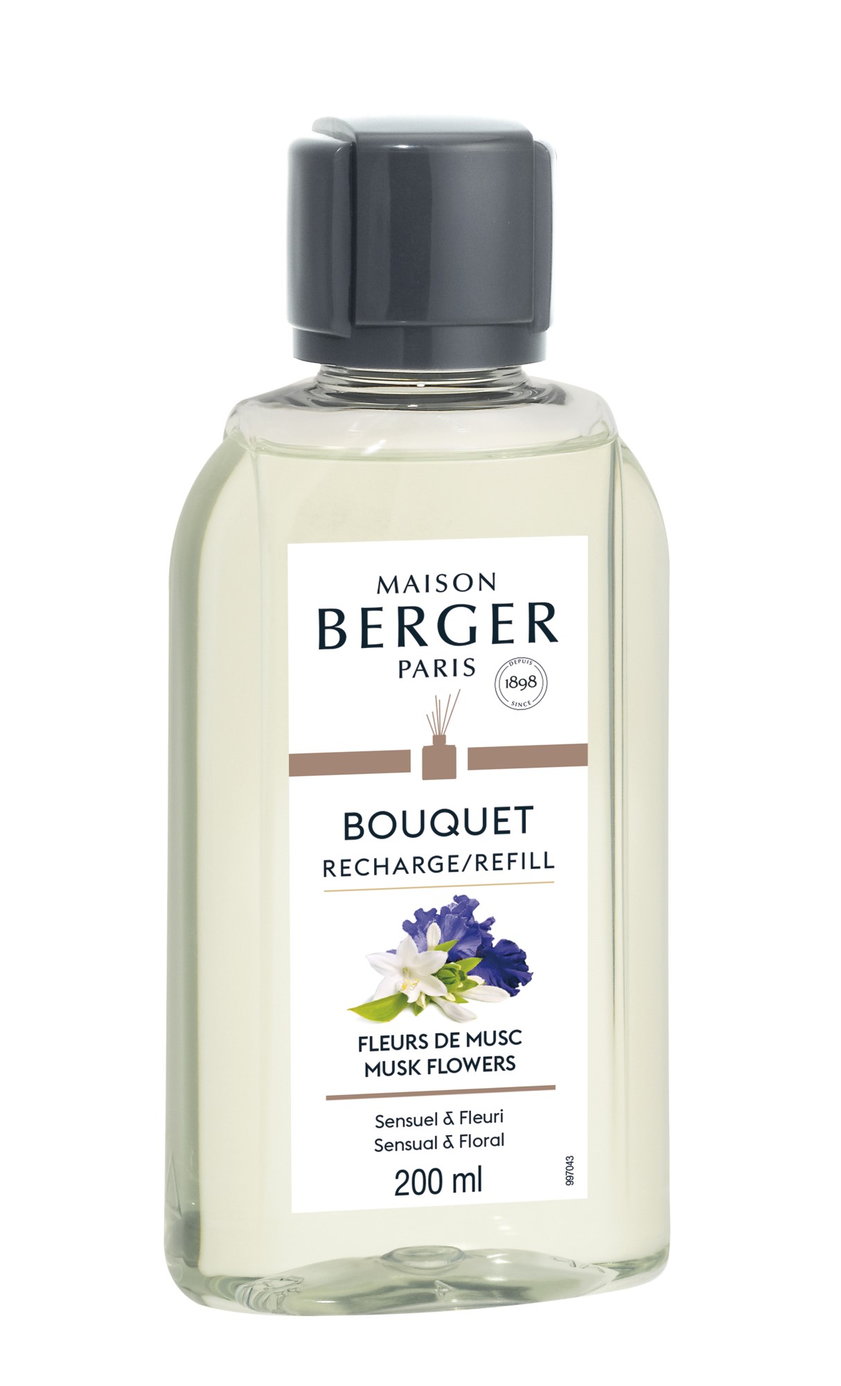 Parfum pentru difuzor Berger Fleurs de Musc 200ml Maison Berger imagine noua 2022