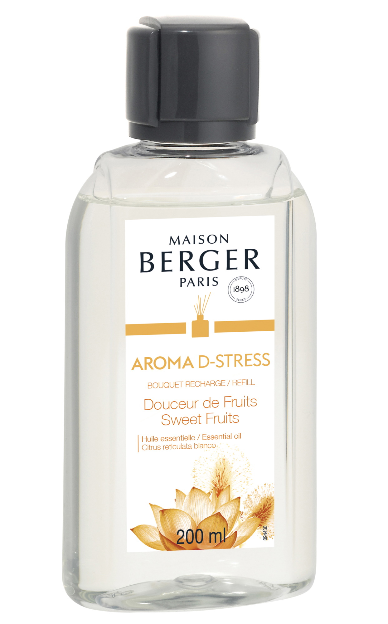 Parfum pentru difuzor Berger Aroma D-Stress Sweet Fruit 200ml Maison Berger