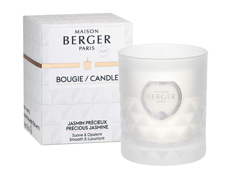 Lumanare parfumata Berger Clarity Givree Jasmin Precieux 180g Maison Berger pret redus imagine 2022