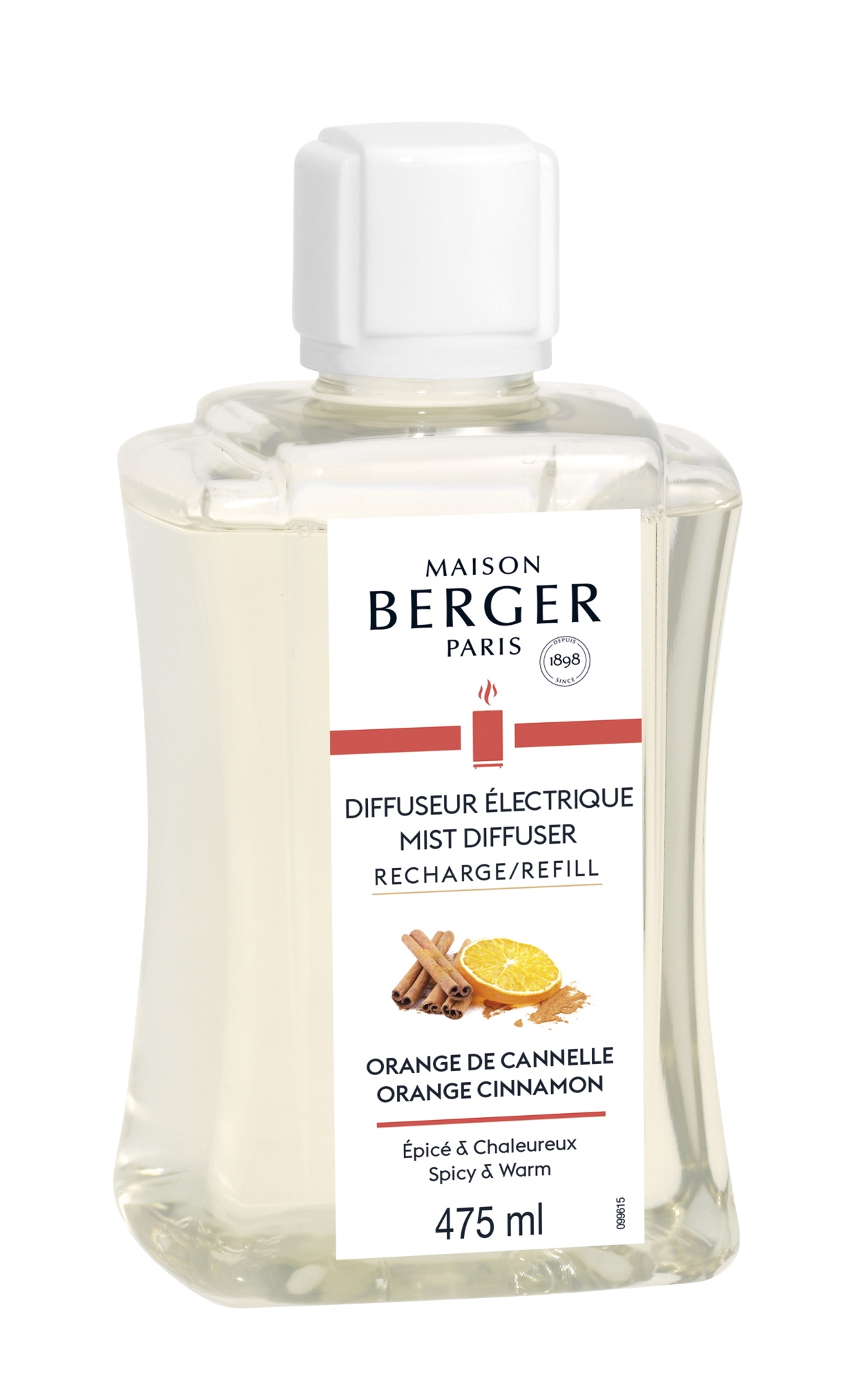 Parfum pentru difuzor ultrasonic Berger Orange de Cannelle 475ml Maison Berger