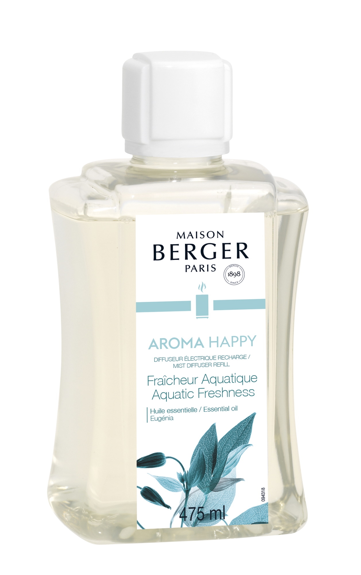 Parfum pentru difuzor ultrasonic Berger Aroma Happy – Fraicheur Aquatique 475ml 475ml pret redus