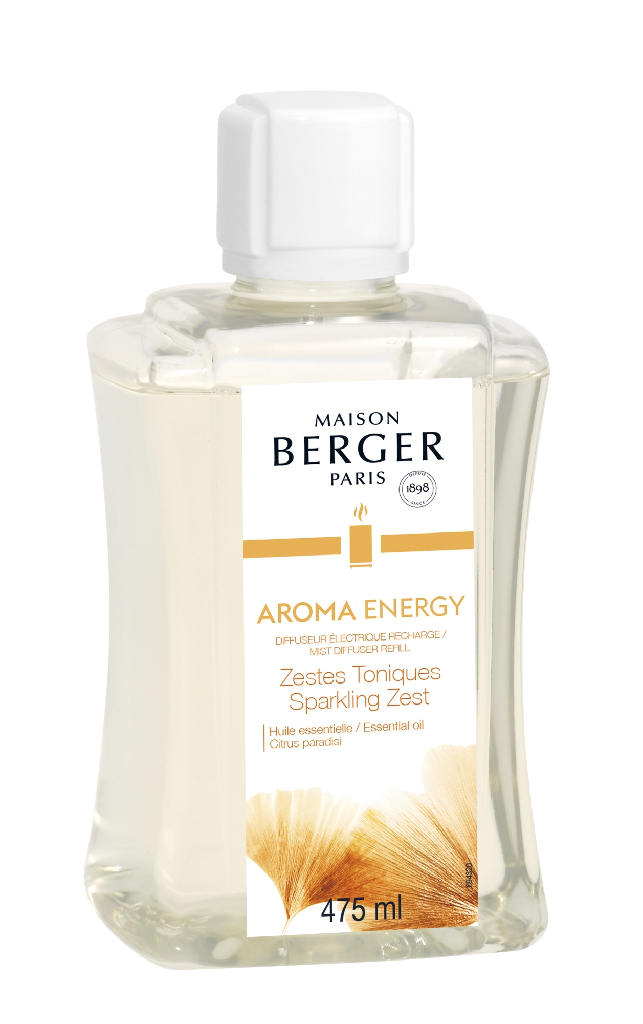 Parfum pentru difuzor ultrasonic Berger Aroma Energy – Zestes Toniques 475ml Maison Berger pret redus imagine 2022