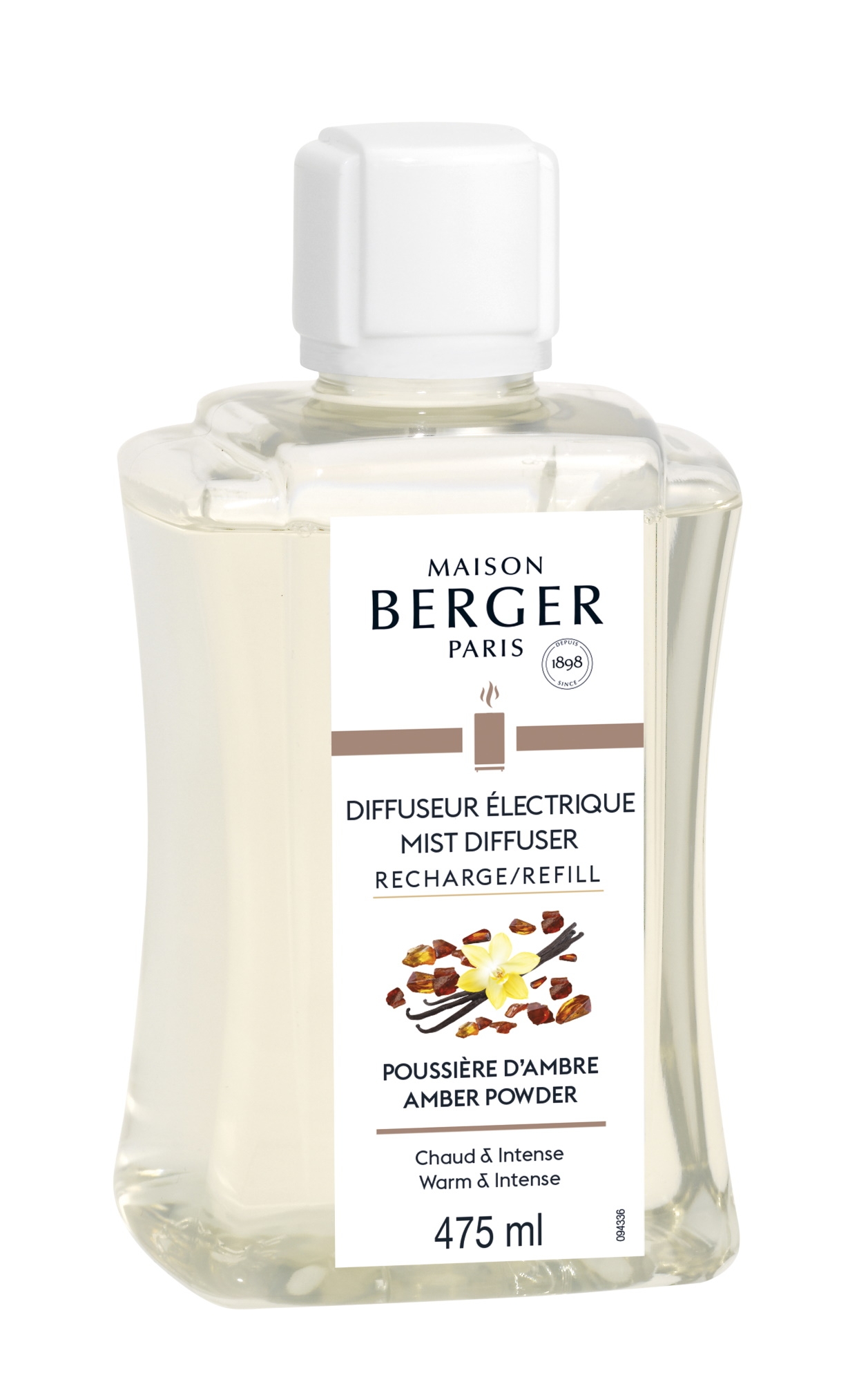 Parfum pentru difuzor ultrasonic Berger Poussiere d’Ambre 475ml Maison Berger pret redus imagine 2022