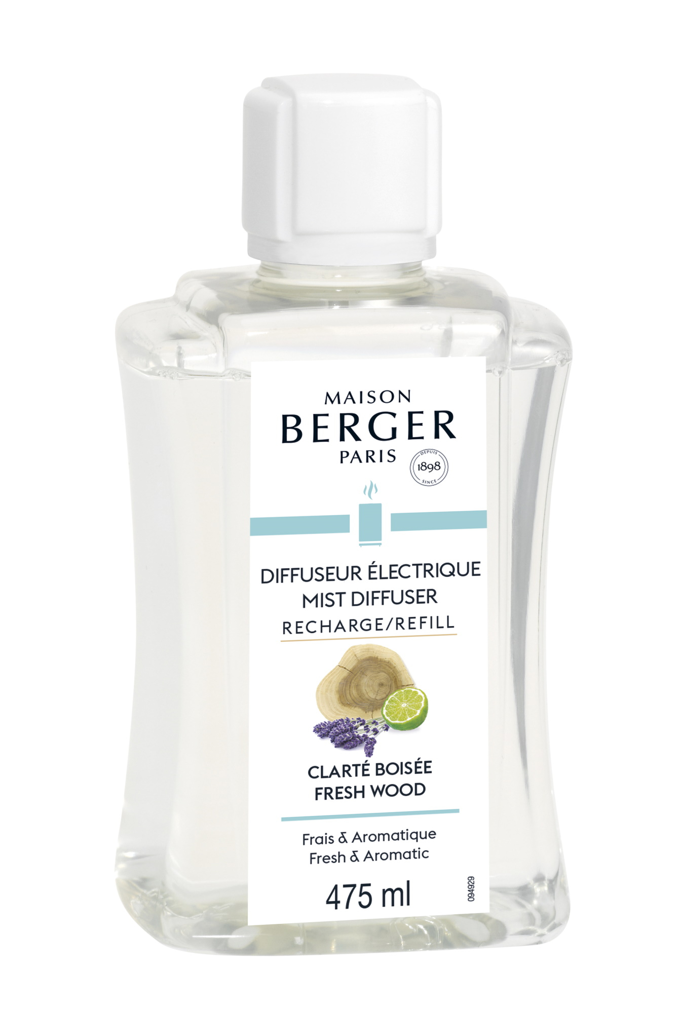 Parfum pentru difuzor ultrasonic Berger Fresh Wood 475ml Maison Berger