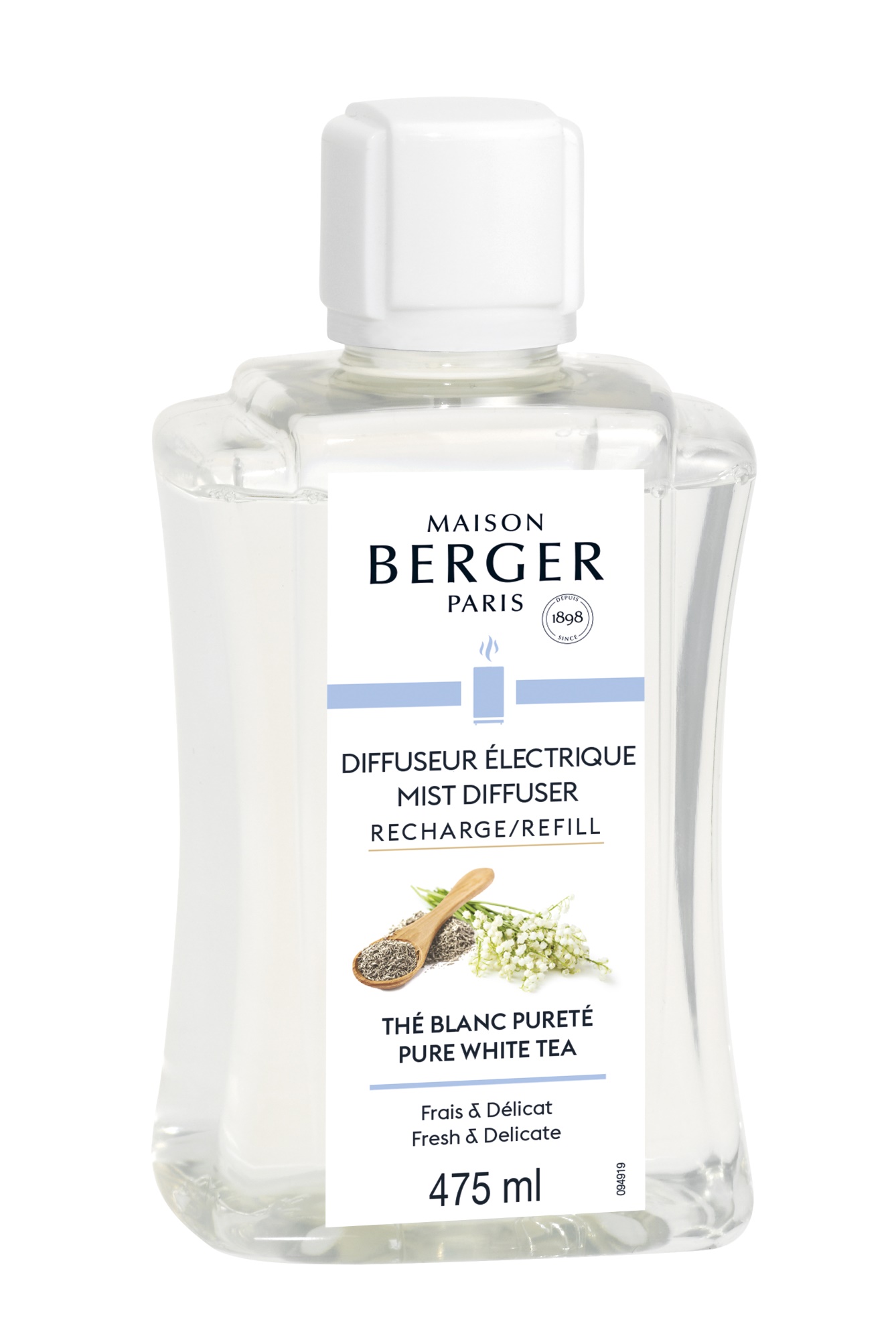 Parfum pentru difuzor ultrasonic Berger Pure White Tea 475ml Maison Berger pret redus imagine 2022