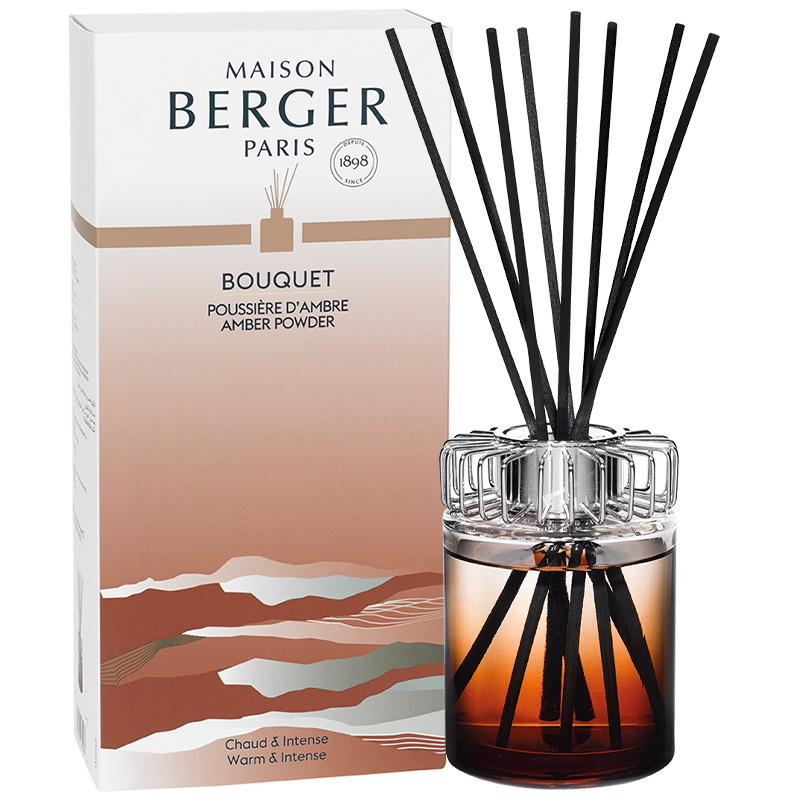 Difuzor parfum camera Berger Bouquet Parfume Land Terre de Sienne Poussiere d’Ambre 115ml Maison Berger