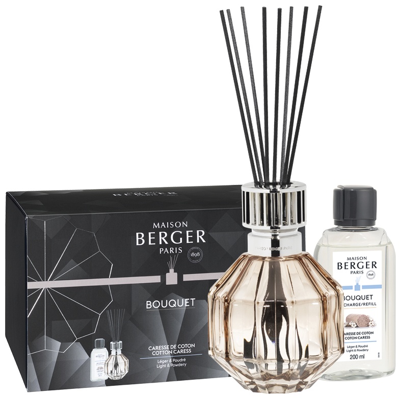 Difuzor parfum camera Berger Bouquet Facette Nude cu parfum Caresse de Coton 200ml 200ml