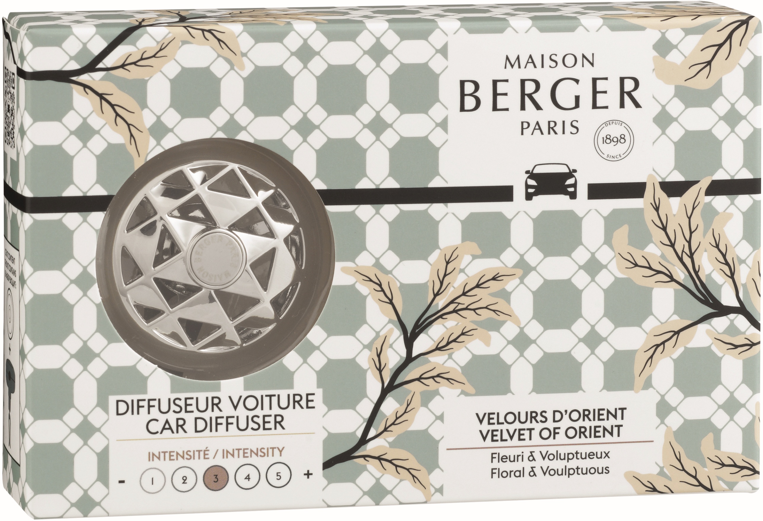 Set odorizant masina Berger Adagio + rezerva ceramica Velvet of Orient Maison Berger