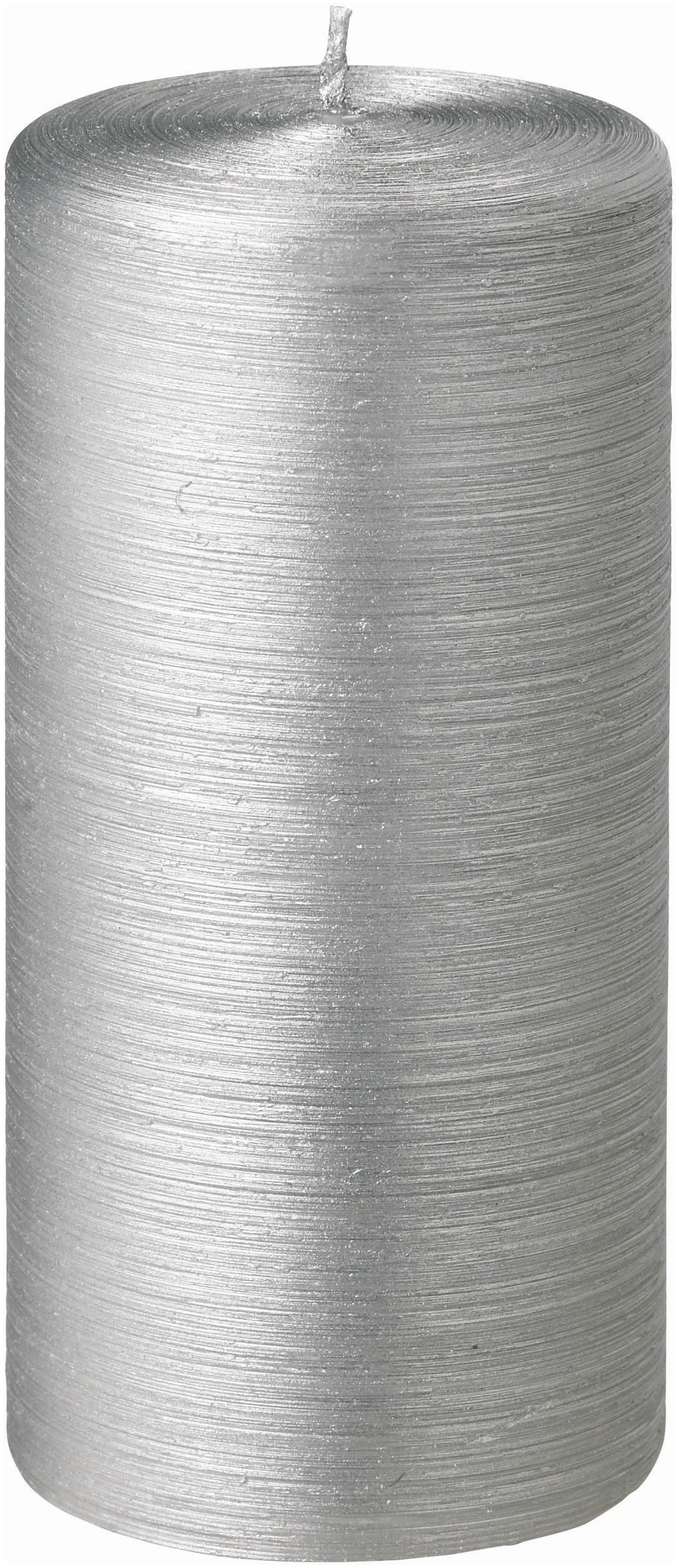 Lumanare La Francaise Colorama de Fetes Cylindre d 7cm h 15cm 25 ore argintiu