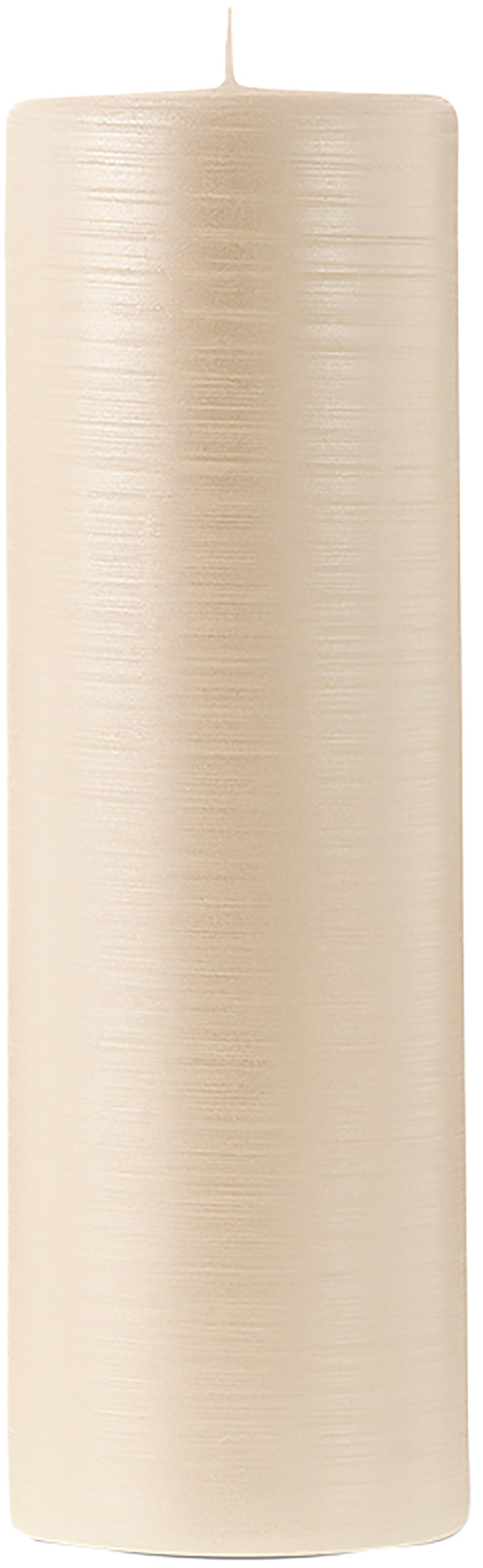 Lumanare La Francaise Colorama de Fetes Cylindre d 8cm h 25cm 40 ore alb perlat 25cm