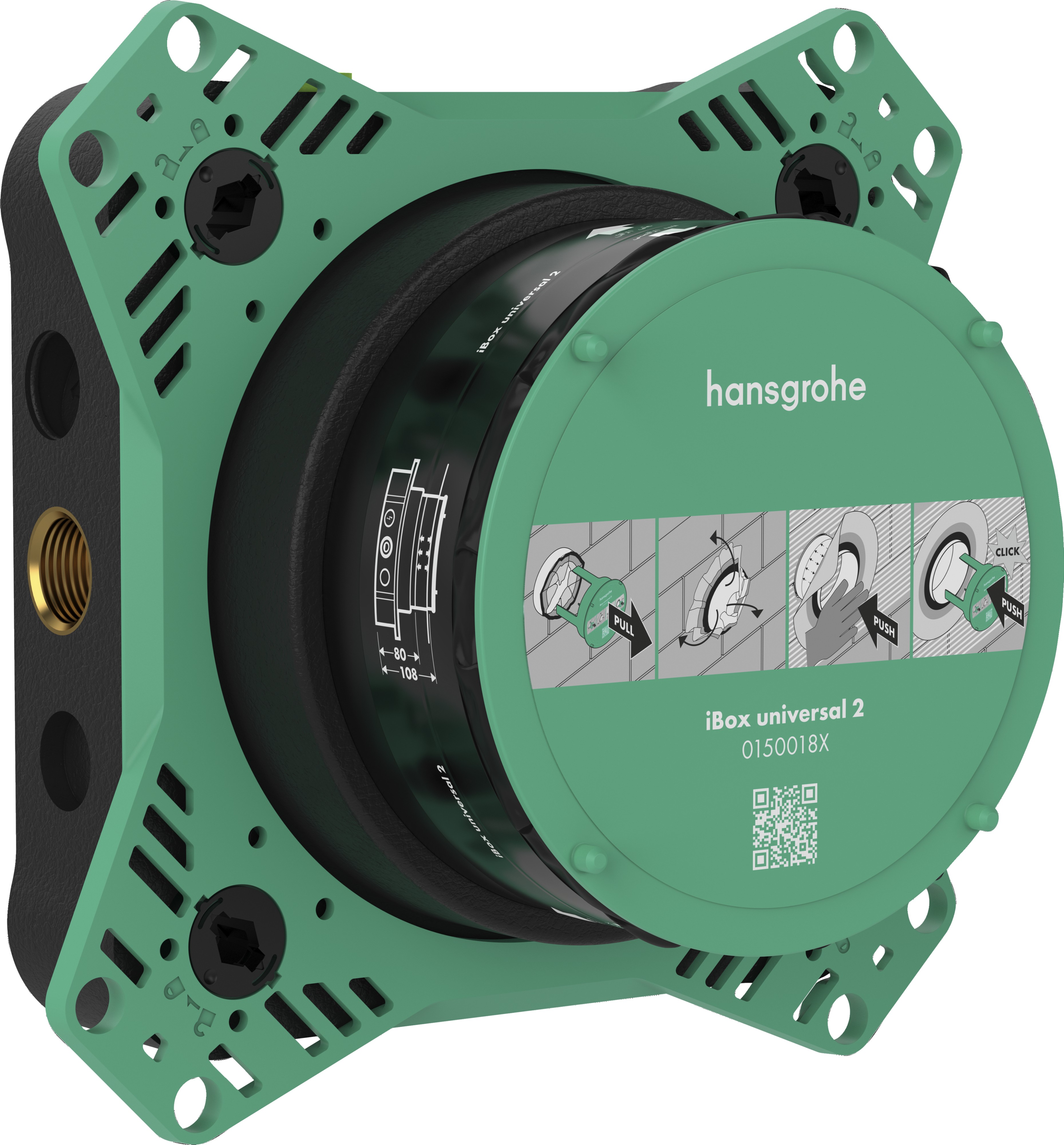 Corp Incastrat Hansgrohe Ibox Universal 2 Pentru Baterii Incastrate ( 26.01500180.HG )