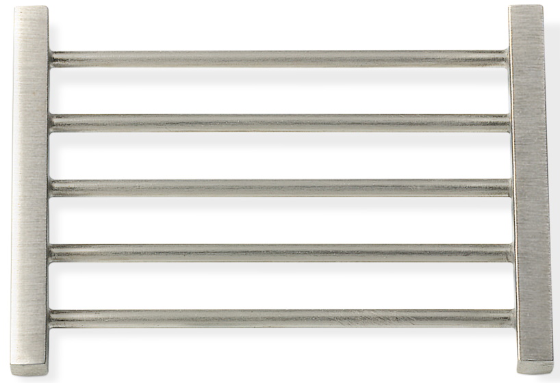 Savoniera Decor Walther Bench 1 x 11.7 x 6.5cm nickel 11.7