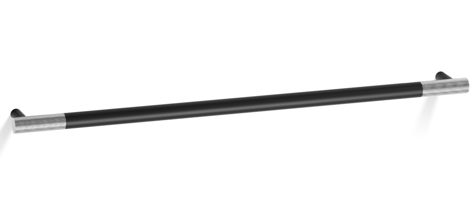 Bara port prosop Decor Walther Club HTE60 60cm negru mat-crom 60cm