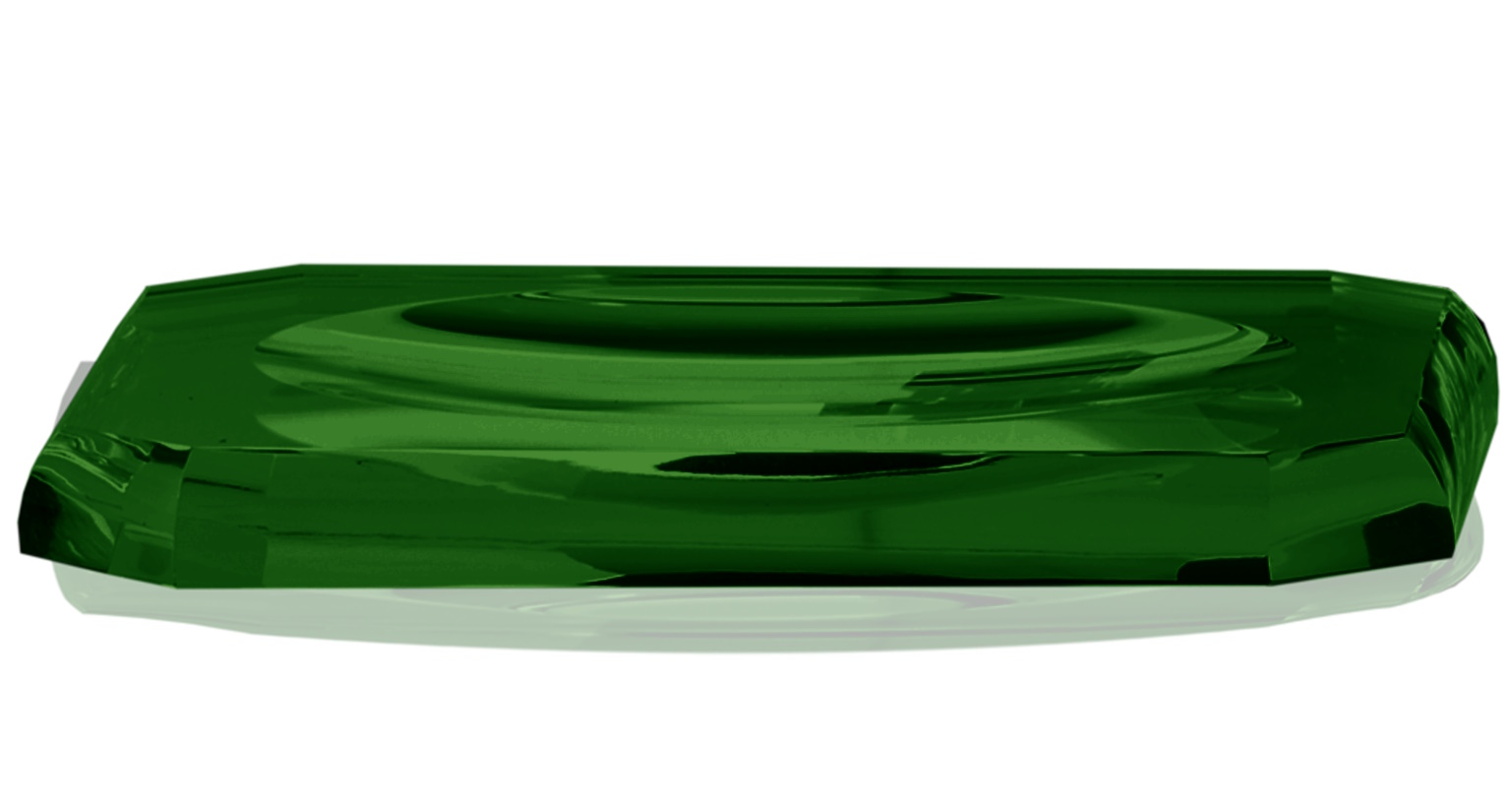 Tava Decor Walther Kristall KR KS 23x13cm verde 23x13cm