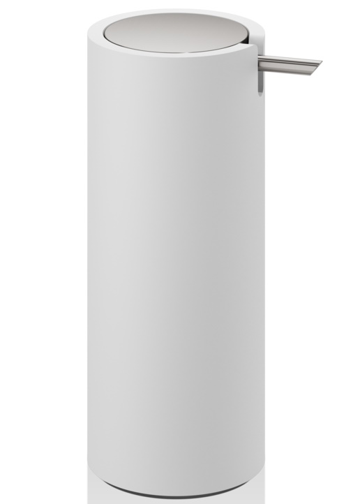 Dozator sapun lichid Decor Walther Stone SSP h 17cm alb-inox mat 17cm