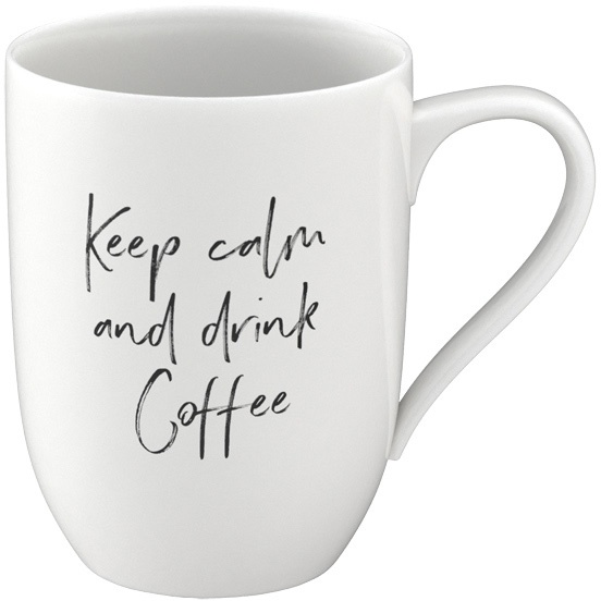 Cana Villeroy & Boch Statement Keep calm and drink Coffee 340ml sensodays.ro