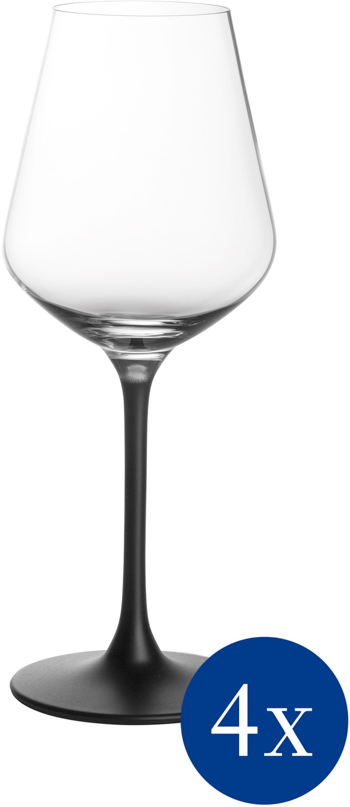 Set 4 pahare vin rosu Villeroy & Boch Manufacture Rock Goblet 234mm sensodays.ro