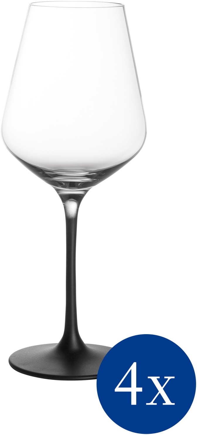 Set 4 pahare vin alb Villeroy & Boch Manufacture Rock Goblet 227mm sensodays.ro