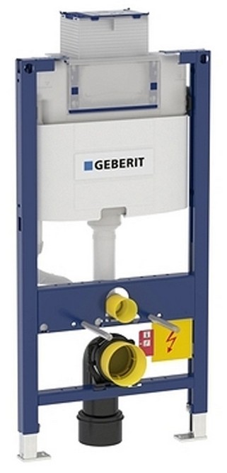 Rezervor incastrat Geberit Duofix Omega de 12 cm grosime si cadru cu actionare frontala sau de sus H98 cm Geberit
