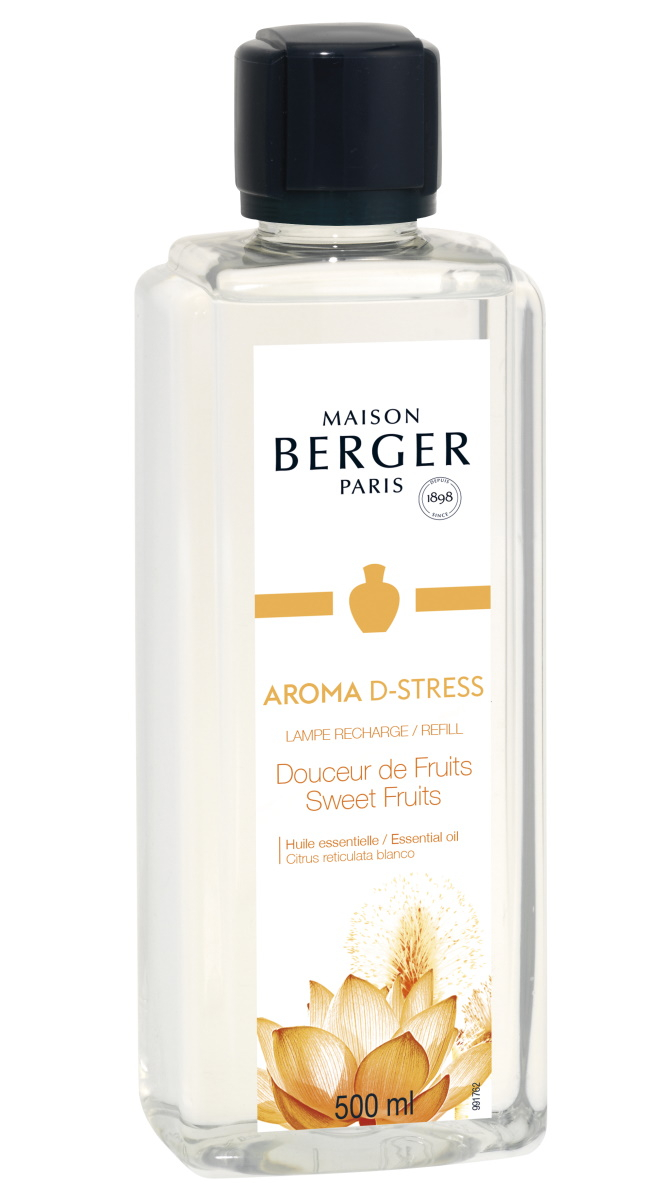 Parfum pentru lampa catalitica Berger Aroma D-Stress Sweet Fruits 500ml Maison Berger imagine noua 2022
