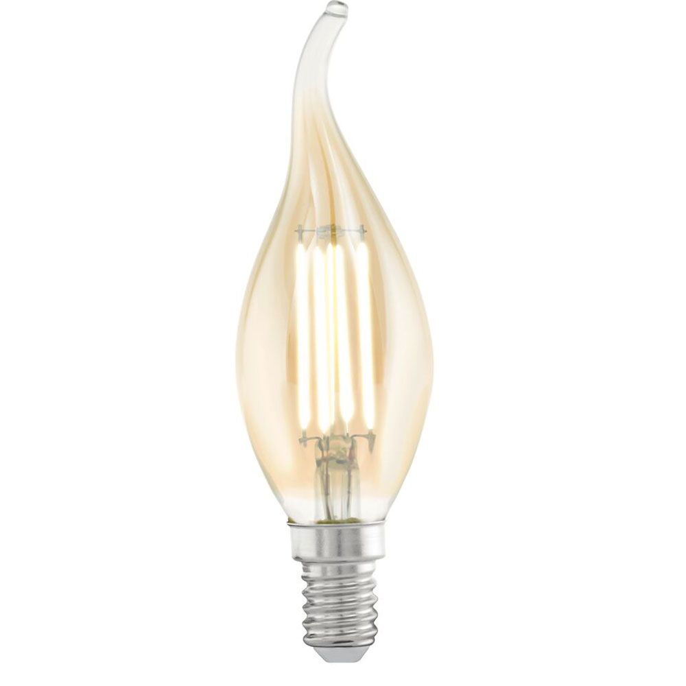 Bec LED Eglo Vintage Style Amber E14-LED CF37 4W 2200K 25000 ore