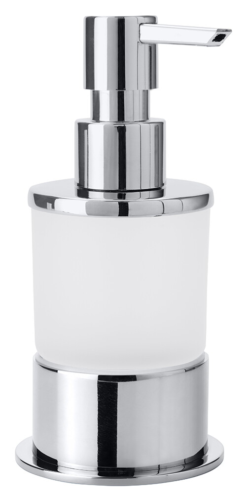 Dispenser sapun lichid Bemeta Omega sticla alb mat Bemeta pret redus imagine 2022