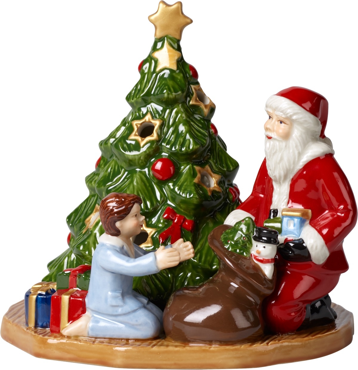Suport lumanari Villeroy & Boch Christmas Toys Gift Giving 14 5x14x13 5cm 5cm