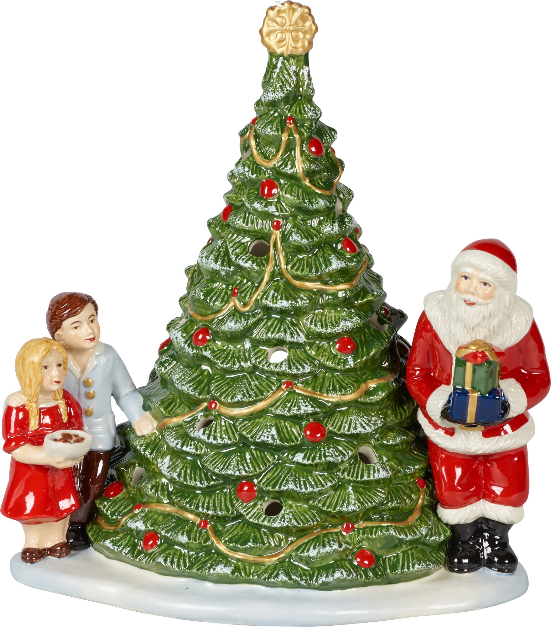 Decoratiune Villeroy & Boch Christmas Toys Santa on Tree 20x17x23cm sensodays.ro