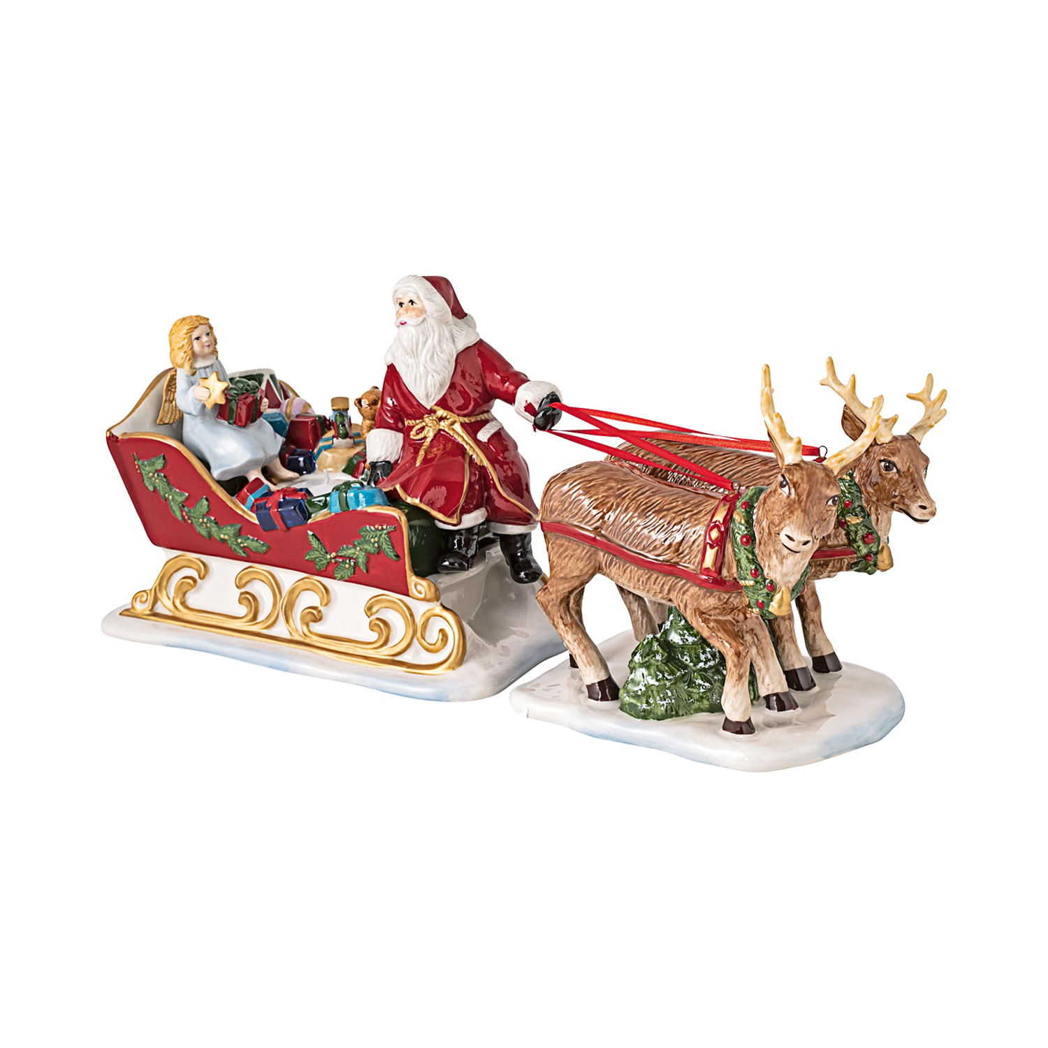 Decoratiune Villeroy & Boch Christmas Toys Sleigh Nostalgia 36x14cm