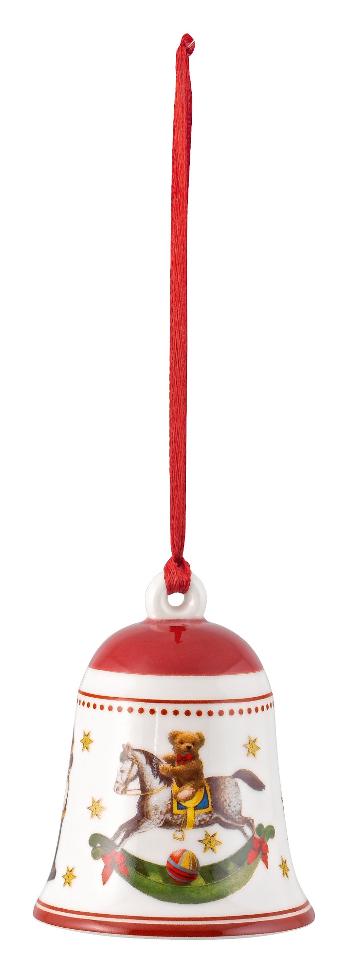 Decoratiune brad Villeroy & Boch My Christmas Tree Bell Toys Red 5 5×5 5×6 9cm