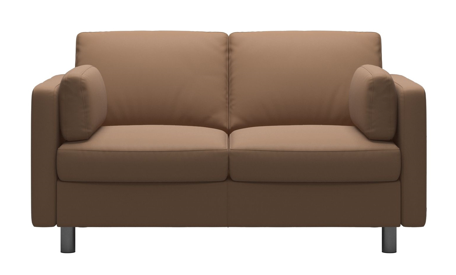 Canapea cu 2 locuri Stressless Emma E600 Classic picioare metalice 11cm piele Batik Latte sensodays.ro
