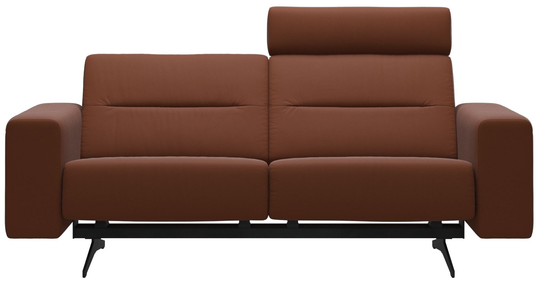 Canapea cu 2 locuri Stressless Stella 1 tetiera brate joase S1 picioare negru mat tapiterie piele Paloma Cooper sensodays.ro imagine model 2022