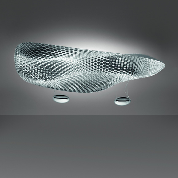 Plafoniera Artemide Cosmic Angel design Ross Lovegrove transparent Artemide imagine noua 2022