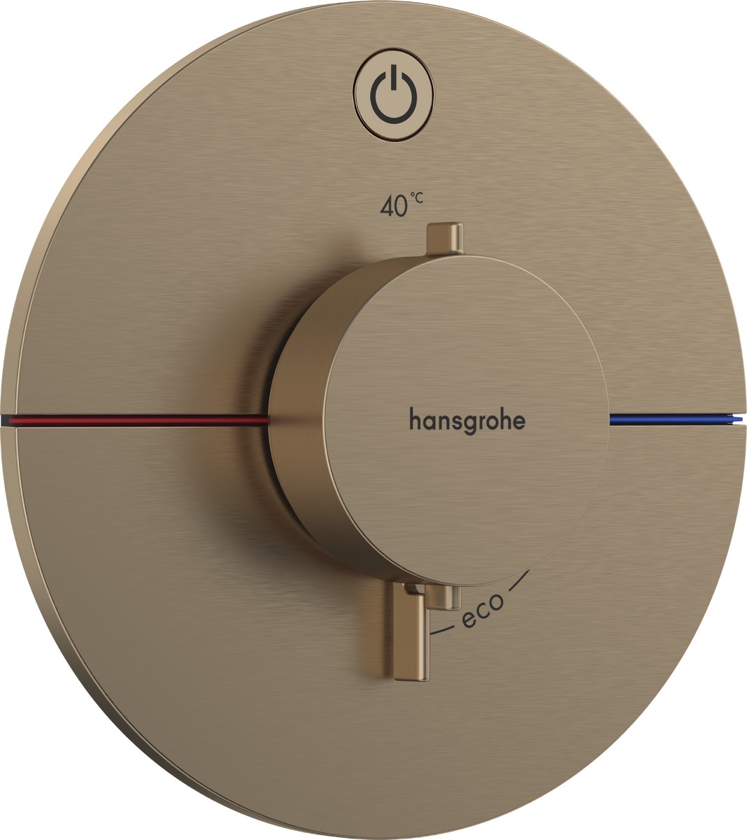 Baterie Dus Termostatata Hansgrohe Showerselect Comfort S On/off Cu Montaj Incastrat Necesita Corp Ingropat Bronz Periat ( 31.15553140.HG )