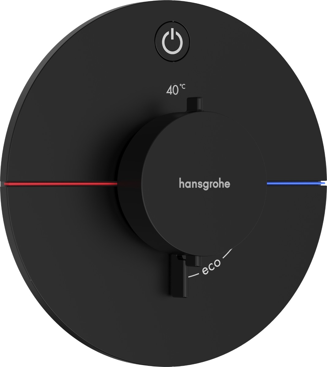 Baterie Dus Termostatata Hansgrohe Showerselect Comfort S On/off Cu Montaj Incastrat Necesita Corp Ingropat Negru Mat ( 31.15553670.HG )