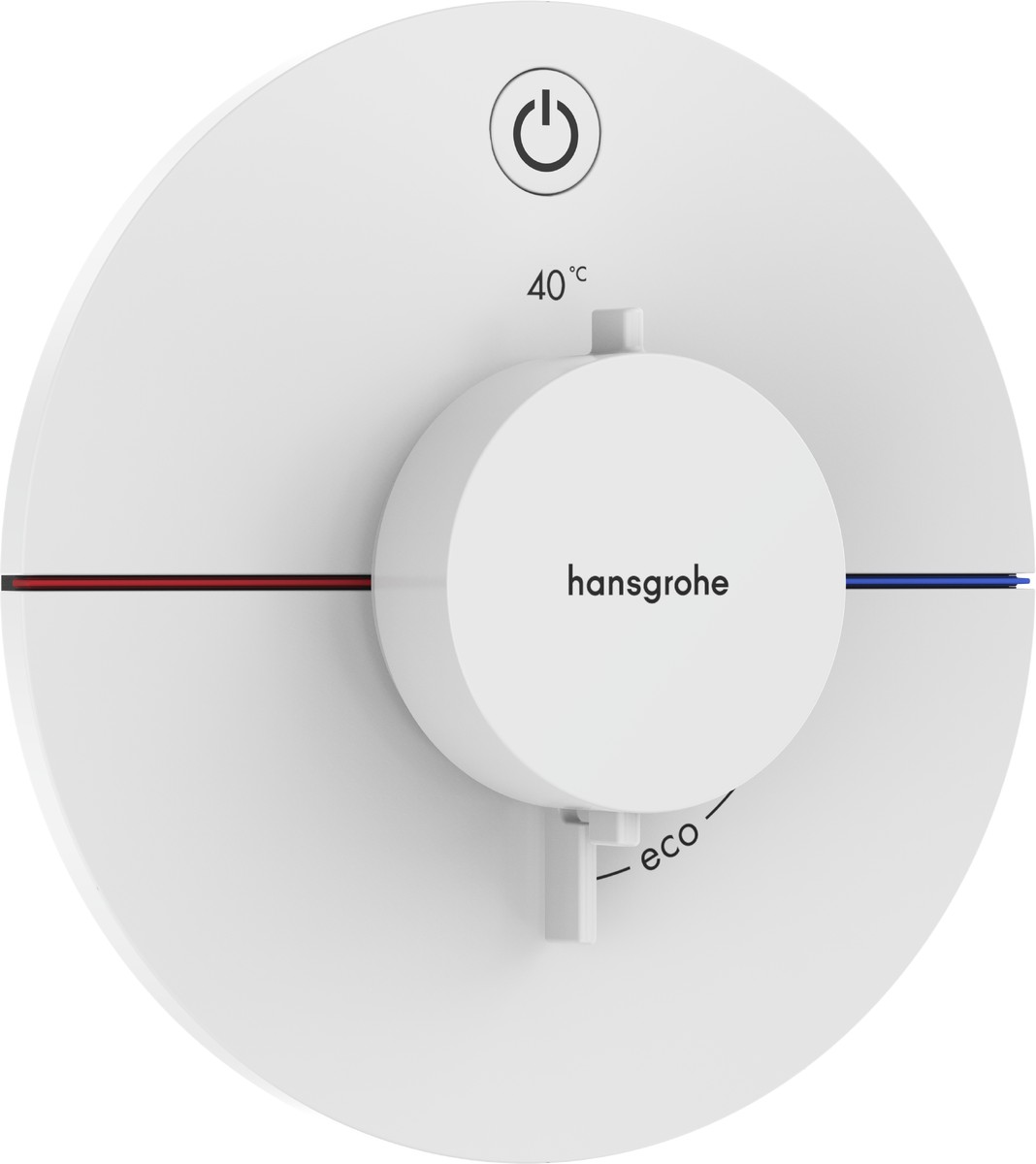 Baterie Dus Termostatata Hansgrohe Showerselect Comfort S On/off Cu Montaj Incastrat Necesita Corp Ingropat Alb Mat ( 31.15553700.HG )