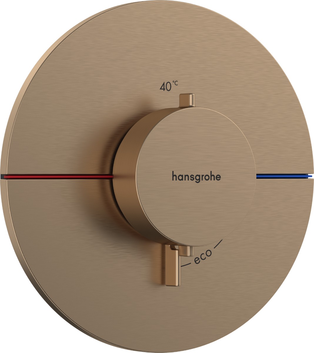 Baterie Dus Termostatata Hansgrohe Showerselect Comfort S Cu Montaj Incastrat Necesita Corp Ingropat Bronz Periat ( 31.15559140.HG )