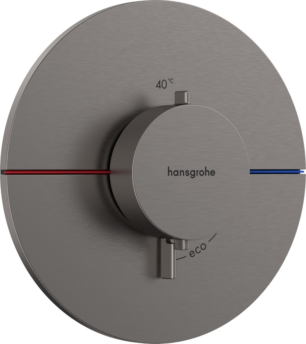 Baterie Dus Termostatata Hansgrohe Showerselect Comfort S Cu Montaj Incastrat Necesita Corp Ingropat Negru Periat ( 31.15559340.HG )