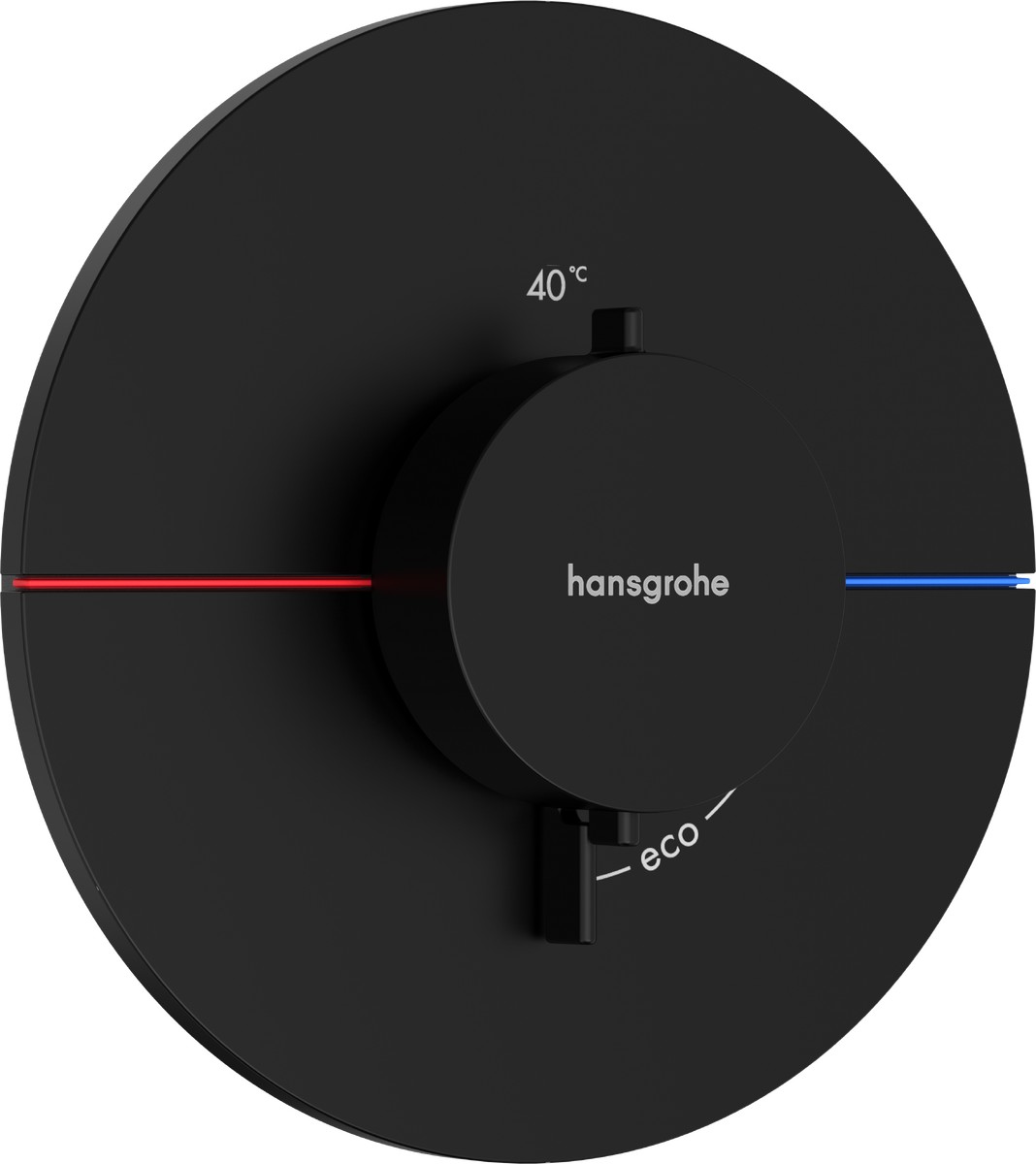 Baterie Dus Termostatata Hansgrohe Showerselect Comfort S Cu Montaj Incastrat Necesita Corp Ingropat Negru Mat ( 31.15559670.HG )