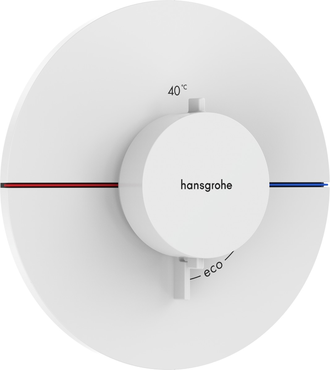 Baterie Dus Termostatata Hansgrohe Showerselect Comfort S Cu Montaj Incastrat Necesita Corp Ingropat Alb Mat ( 31.15559700.HG )
