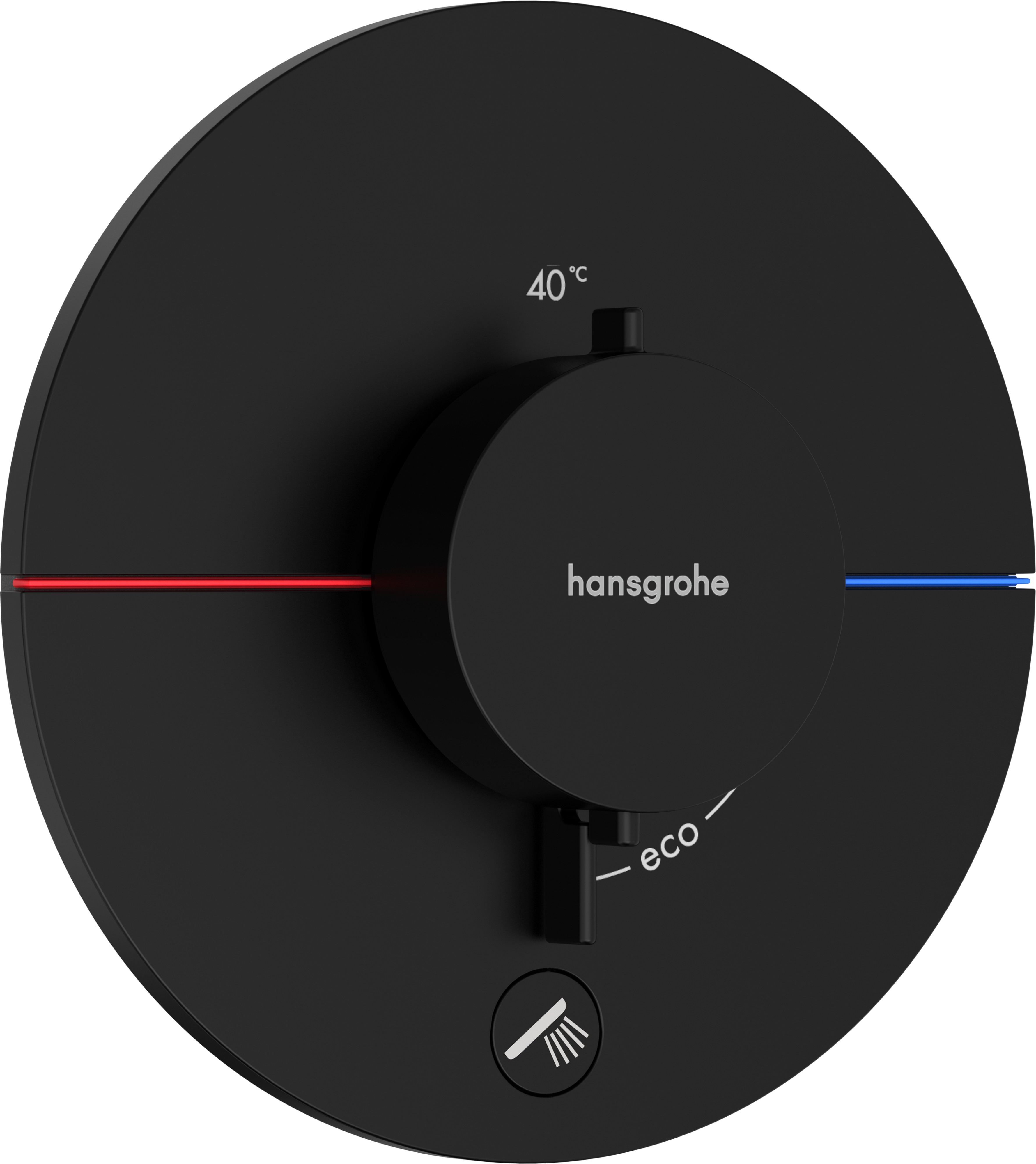 Baterie Cada - Dus Termostatata Hansgrohe Showerselect Comfort S Cu Montaj Incastrat Necesita Corp Ingropat Negru Mat ( 31.15562670.HG )